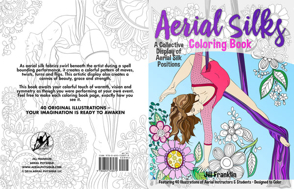 Aerial Silks Coloring Book